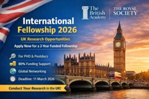 Newton International Fellowship (NIF) 2026
