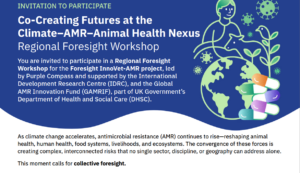 Attention for AMR, Animal Health, and Impact of Climate of Health Stakeholders (academic, funders, industries, and CSOs)