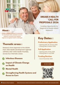 DREAM 4 Health Call for Proposals 2026 – Now Open!