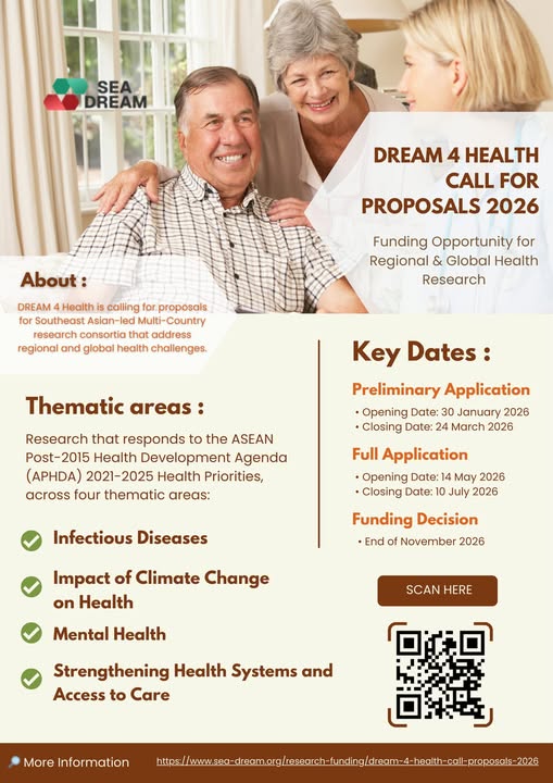 DREAM 4 Health Call for Proposals 2026 – Now Open!